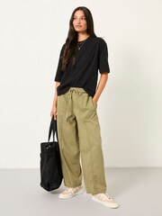 FatFace Anais Black Relaxed T Shirt - Image 5 of 6