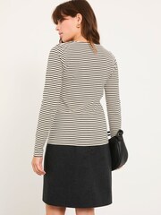 FatFace Thea Ivory Stripe Square Neck Top - Image 2 of 4