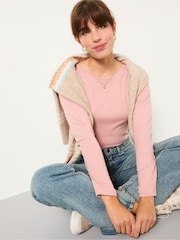 Vijolična/roza - FatFace 2 Pack Long Sleeve T Shirt - Slika 8 iz 8