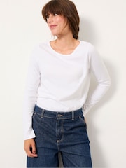 Bela/modra - FatFace 2 Pack Long Sleeve T Shirt - Slika 8 iz 9