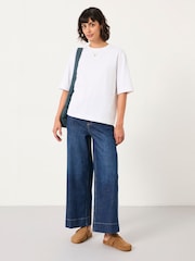 FatFace Anais White Relaxed T Shirt - Image 3 of 6