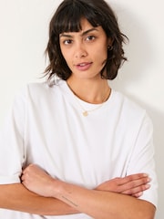 FatFace Anais White Relaxed T Shirt - Image 5 of 6