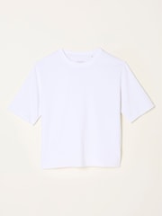 FatFace Anais White Relaxed T Shirt - Image 6 of 6