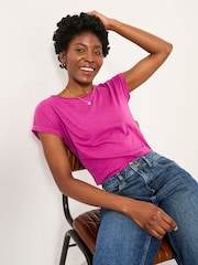FatFace Ivy Plum Purple T-Shirt - Image 4 of 5