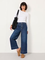 Branco - V&A | FatFace V&A | FatFace Long Sleeve Top - Imagem 3 de 5