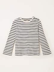 FatFace Hope Ivory Stripe Top - Image 7 of 7
