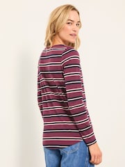 Lila - FATFACE – gestreiftes T-Shirt - Bild 2 von 5