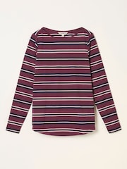 Lila - FATFACE – gestreiftes T-Shirt - Bild 5 von 5