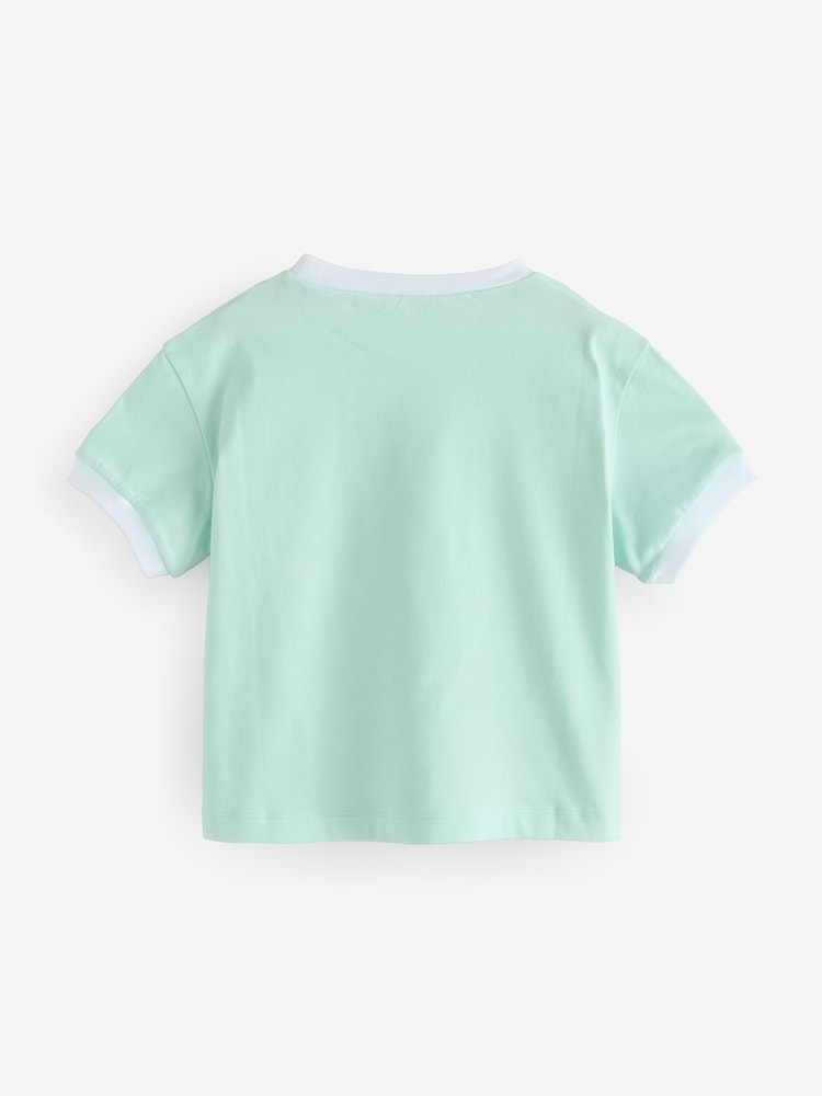 Marni Floral Logo Cropped T-Shirt - Image 2 of 5