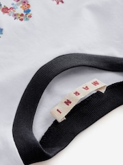 Marni Floral Logo Cropped T-Shirt - Image 3 of 5
