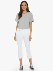 NYDJ Chloe Capri White Jeans - Image 1 of 5