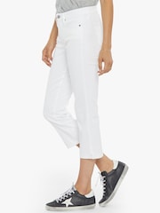 NYDJ Chloe Capri White Jeans - Image 3 of 5