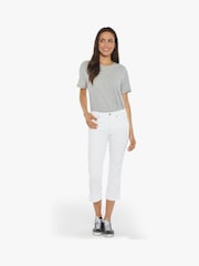 NYDJ Chloe Capri White Jeans - Image 4 of 5