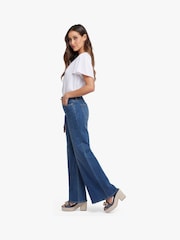 NYDJ Blue Mia Palazzo Jeans - Image 5 of 6