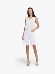 NYDJ Lilly Denim White Shorts - Image 1 of 6