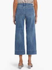 NYDJ Blue Teresa Wide Leg Ankle Jeans - Image 2 of 6