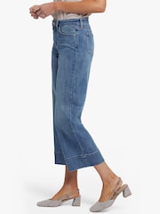 NYDJ Blue Teresa Wide Leg Ankle Jeans - Image 3 of 6