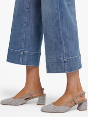 NYDJ Blue Teresa Wide Leg Ankle Jeans - Image 6 of 6