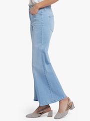 NYDJ Blue Mia Palazzo Ankle Jeans - Image 3 of 6