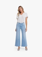 NYDJ Blue Mia Palazzo Ankle Jeans - Image 4 of 6