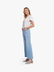 NYDJ Blue Mia Palazzo Ankle Jeans - Image 5 of 6