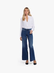 NYDJ Blue Teresa Wide Leg Jeans - Image 1 of 3