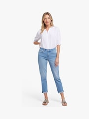NYDJ Blue Margot Girlfriend Jeans - Image 1 of 6