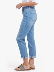 NYDJ Blue Margot Girlfriend Jeans - Image 3 of 6