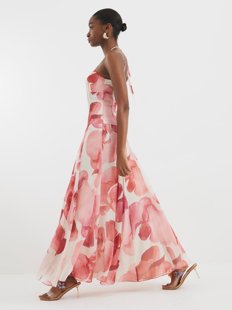 River Island Pink Swing Skirt Dress - Image 2 of 5