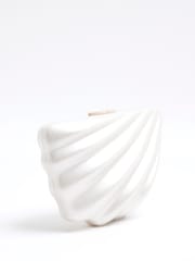 River Island Cream Shell Clutch Bag - Image 3 of 4