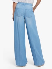 NYDJ Blue Whitney Pleated Trousers - Image 2 of 6