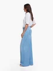 NYDJ Blue Whitney Pleated Trousers - Image 5 of 6