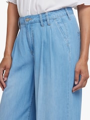 NYDJ Blue Whitney Pleated Trousers - Image 6 of 6