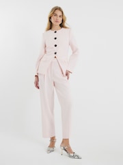 River Island Pink Straight Leg Trousers - Image 1 of 4