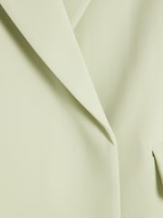 Grön - River Island Oversized Petite Dubbelknäppt Kavaj - Bild 5 av 5