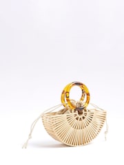 River Island деревянная сумка с ручками - Image 3 of 4