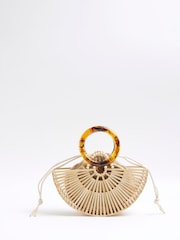 River Island деревянная сумка с ручками - Image 4 of 4