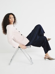 River Island Pink Scoop Neck Blazer - Image 5 of 5