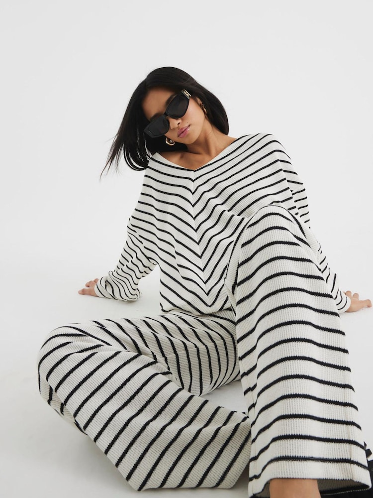 River Island Long Sleeve Stripe Top - Image 2 of 3
