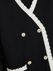River Island Black Button Waistcoat Mini Dress - Image 5 of 5