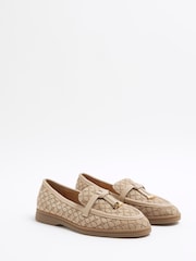 Коричневый - замшевые лоферы River Island Gumsole - Image 2 of 4
