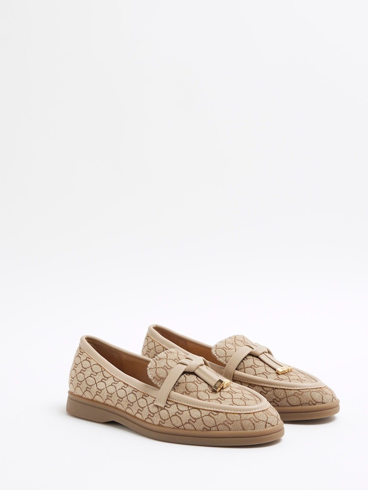 Коричневый - замшевые лоферы River Island Gumsole - Image 2 of 4