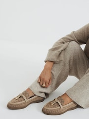 Коричневый - замшевые лоферы River Island Gumsole - Image 4 of 4