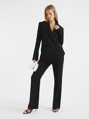 River Island Black Oversized Double Breasted Blazer - Image 2 of 5