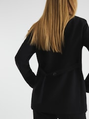 River Island Black Oversized Double Breasted Blazer - Image 3 of 5