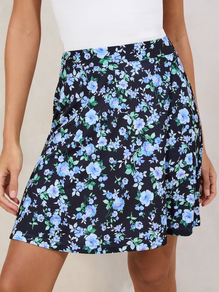 Lipsy Floral Skater Skirt - Image 2 of 4