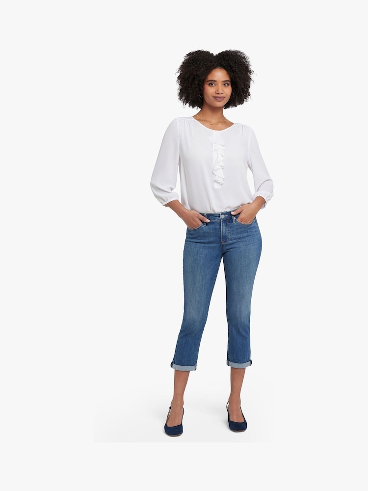 NYDJ Blue Chloe Capri Jeans - Image 1 of 6