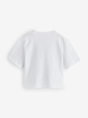 Marni Metalic Logo Cropped T-Shirt - Image 2 of 5