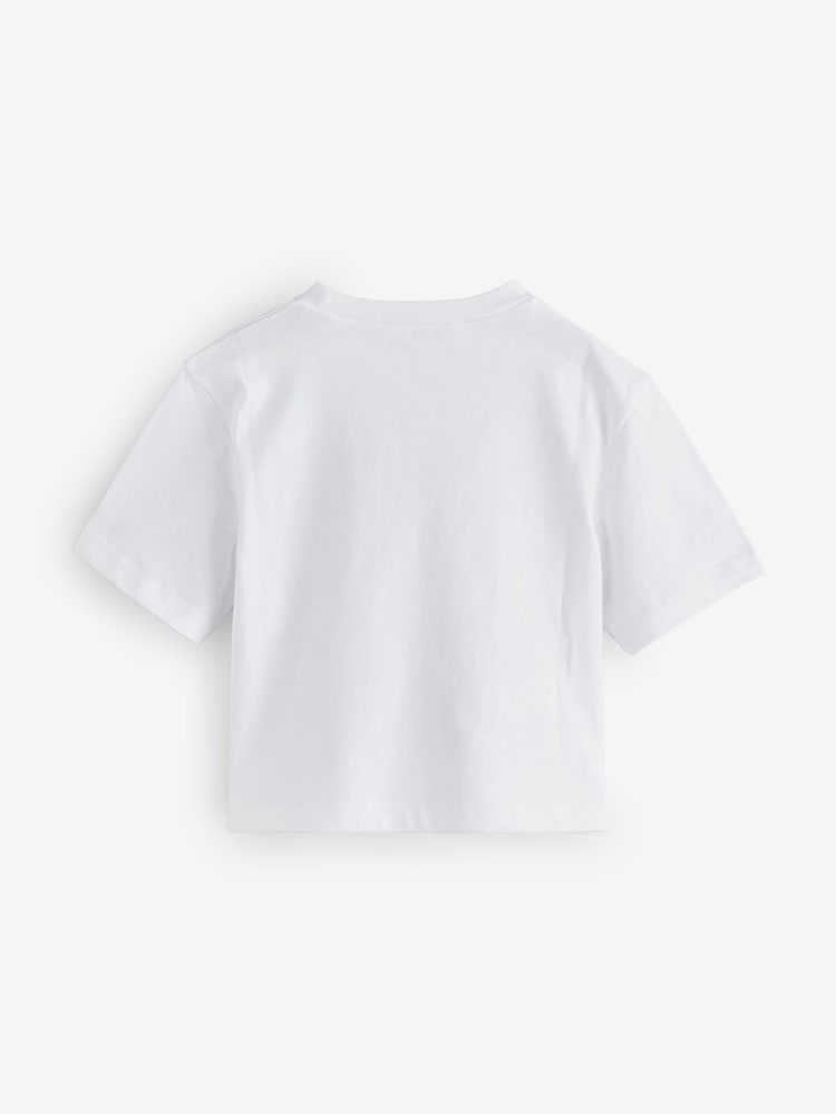 Marni Metalic Logo Cropped T-Shirt - Image 2 of 5