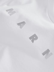Marni Metalic Logo Cropped T-Shirt - Image 4 of 5